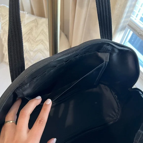 Chantelle Tote Bag Black Satin - Picture 9 of 10